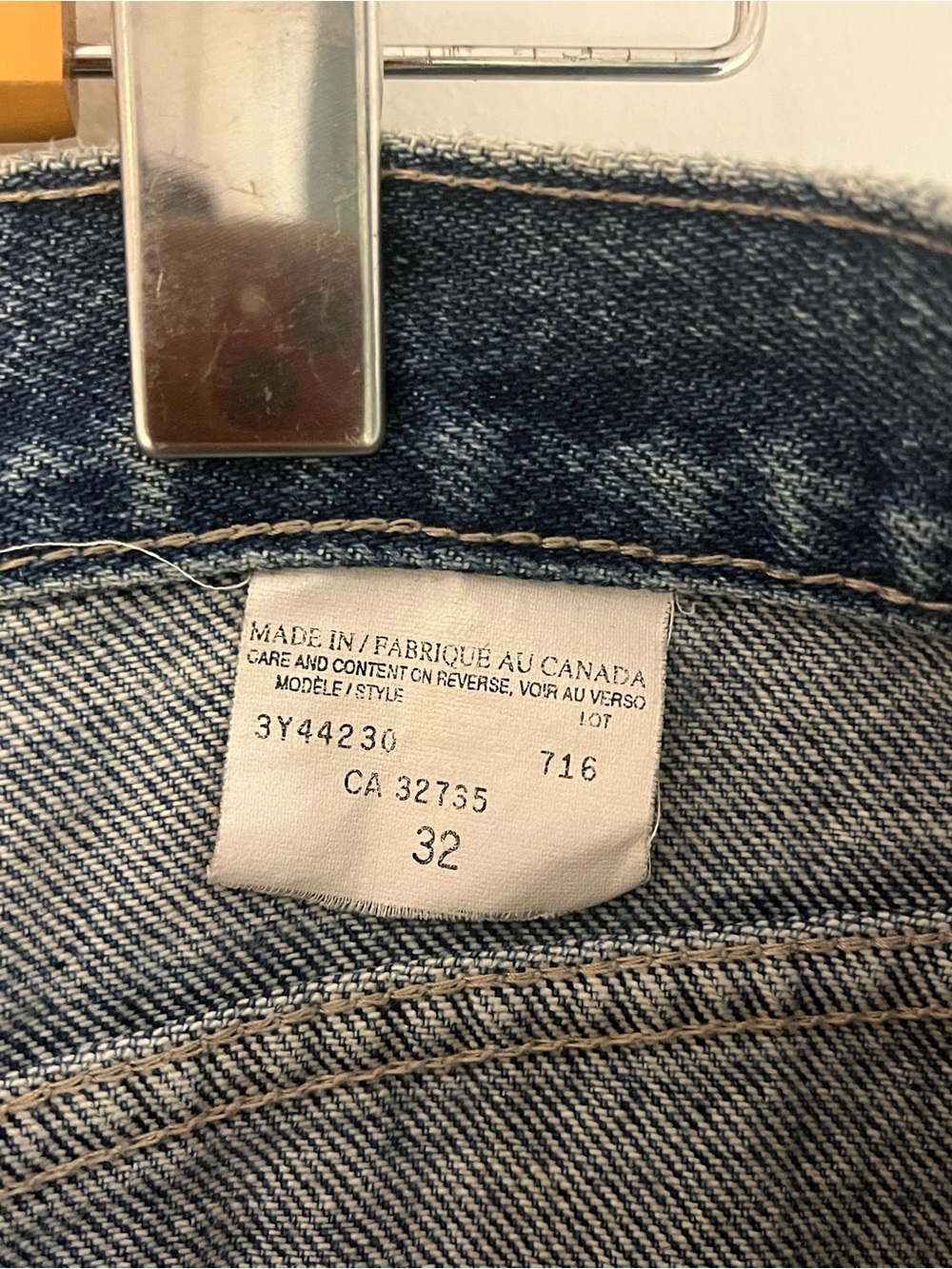 Vintage Reworked Custom Patchwork Denim Jeans 32 - Picture 4 of 7